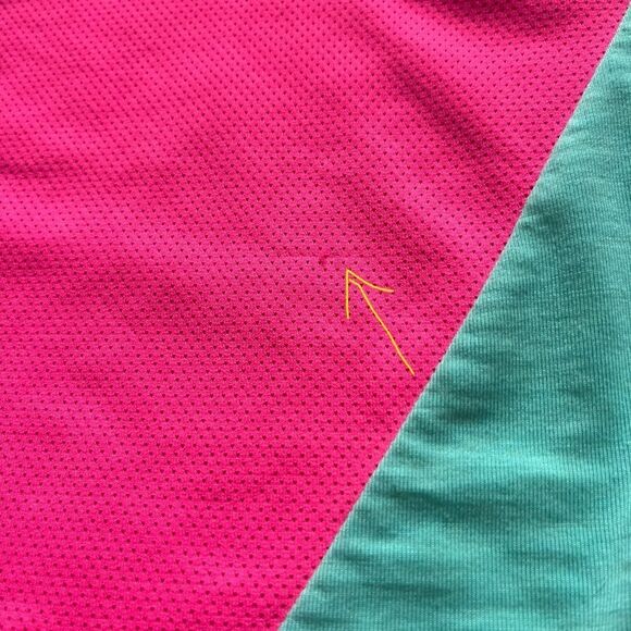 Kari Traa Svala Bright Teal Pink Workout Tee Small - Picture 10 of 10